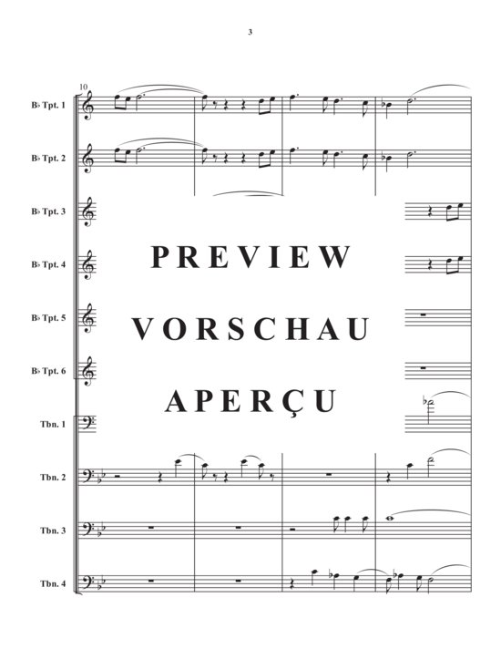 Product gallery: Page 5 of 21 Grand Intrada , , (Brass Ensemble, 6x trumpet + 4x trombone)