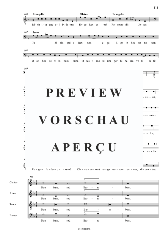 Product gallery: Page 8 of 11 Passio secundum Ioannem - Johannespassion, , (mixed choir)