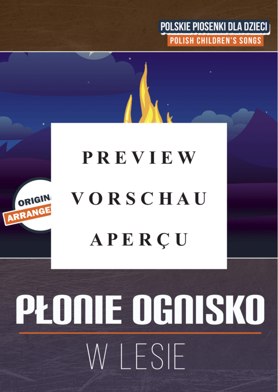 Produktgalerie: Seite 2 von 5 Plonie ognisko w lesie, , (Gesang + Klavier)