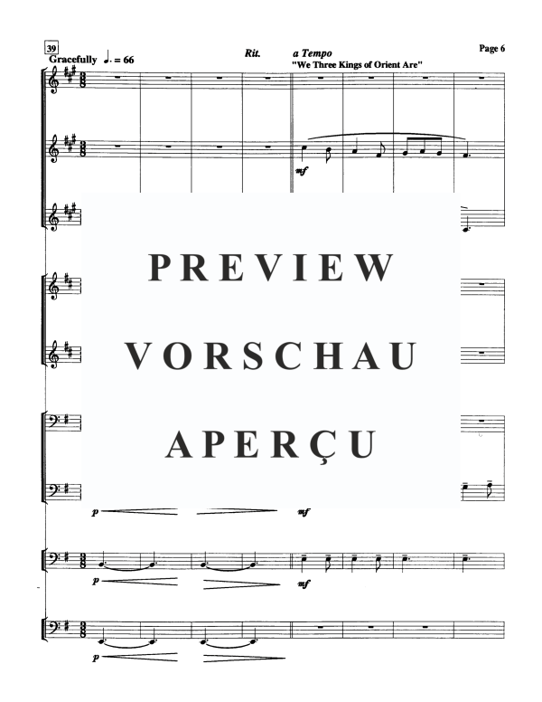 Produktgalerie: Seite 9 von 11 Of Angels, Kings and Clear, Silent Night, , Blechbläserensemble