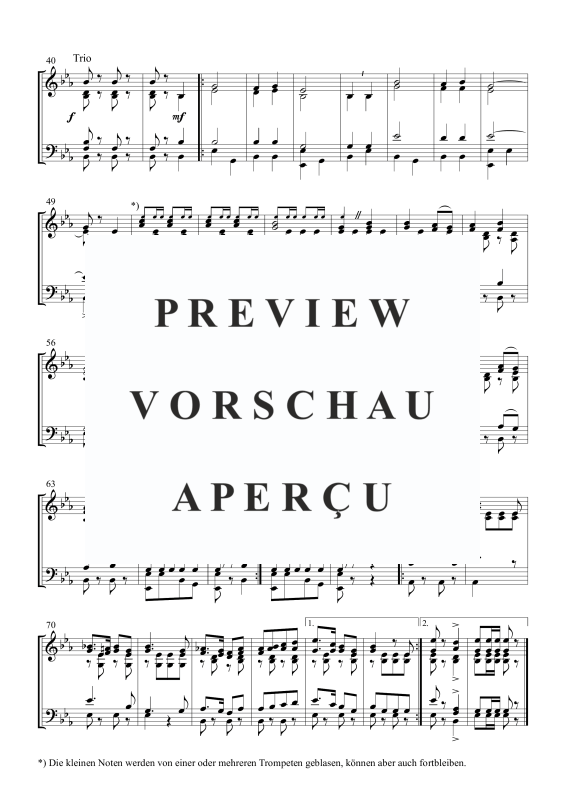 Product gallery: Page 3 of 5 Mit Herz und Hand dem Vaterland, , Trombone Choir