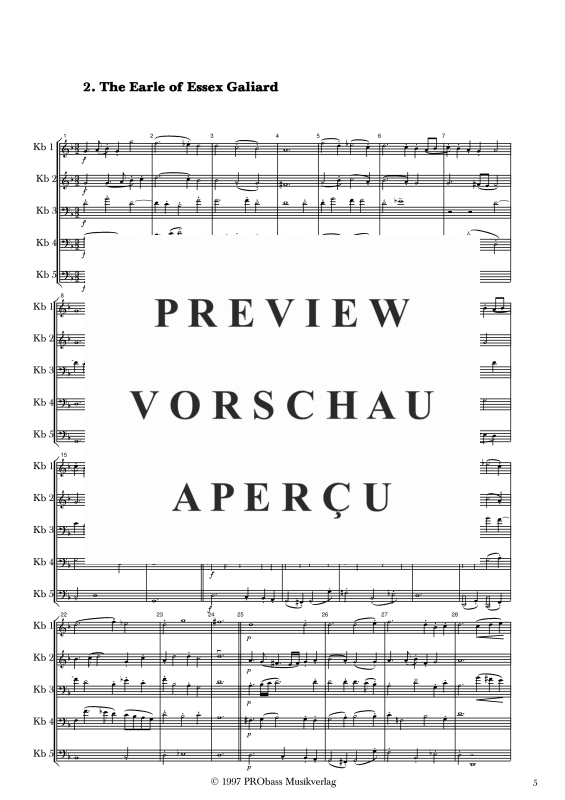 gallery: Lachrimae, , Double Bass Quintet - 9 Movements