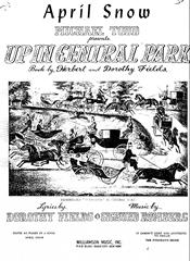 cover: April Snow (from 'Up In Central Park'), Sigmund Romberg, Gesang, Gitarre, Klavier