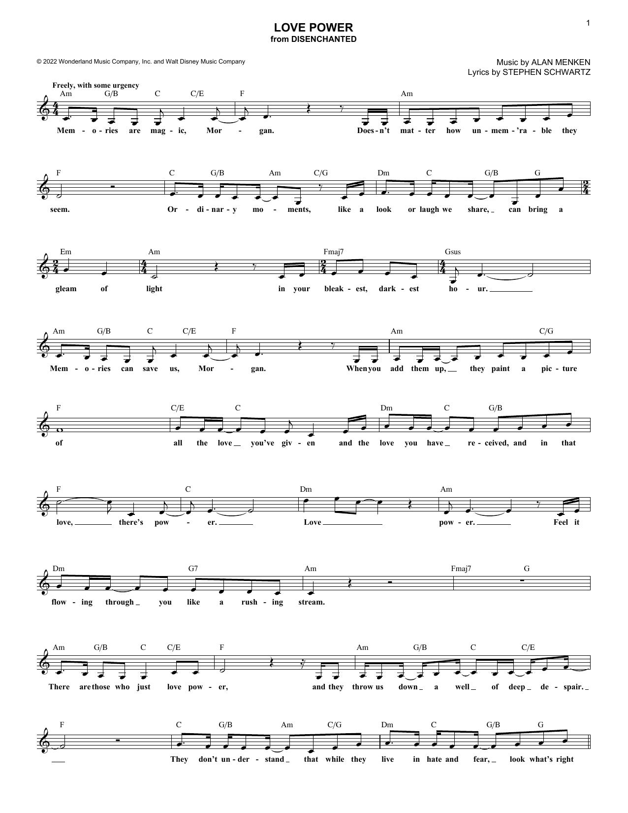 Produktbild zu: Love Power (from Disenchanted)