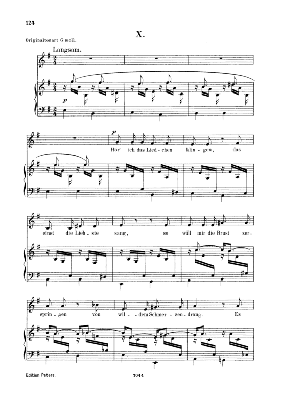 Product picture to: Hör' ich das Liedchen klingeln, Op.48 No.10Robert Schumann
