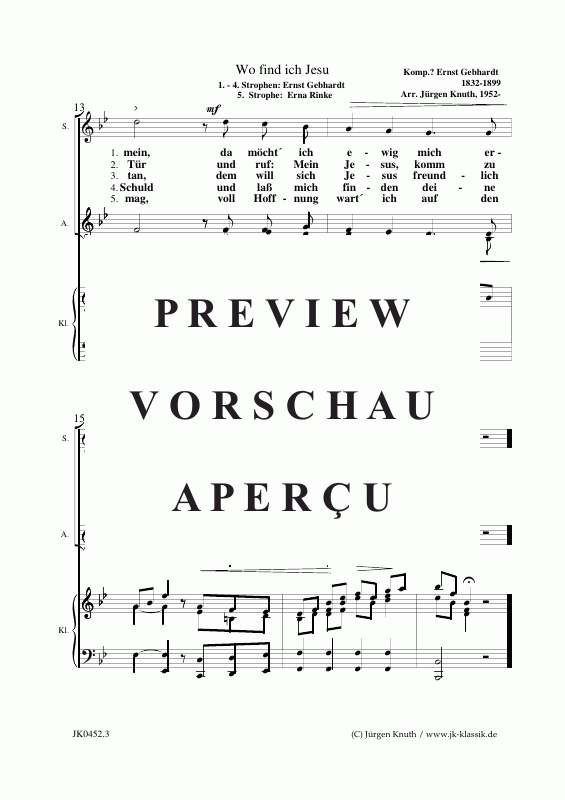 Product gallery: Page 4 of 8 Wo find ich Jesu , , (piano + female solos SAA)