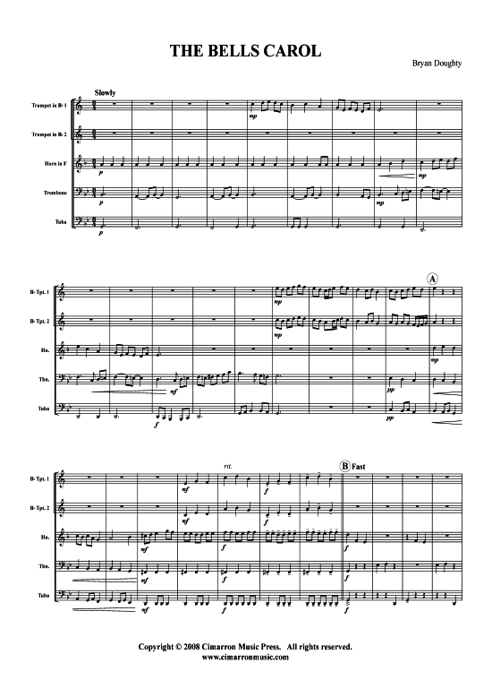 Produktbild zu: The Bells Carol Bryan Doughty