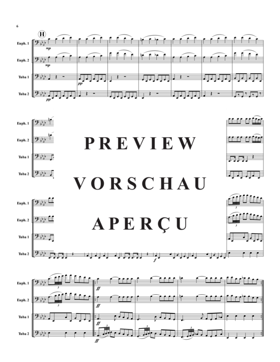 Product gallery: Page 7 of 21 Ouvertüre aus ?Der Barbier von Sevilla? , , (Tuba Quartet: 2x Baritone, 2xTuba)