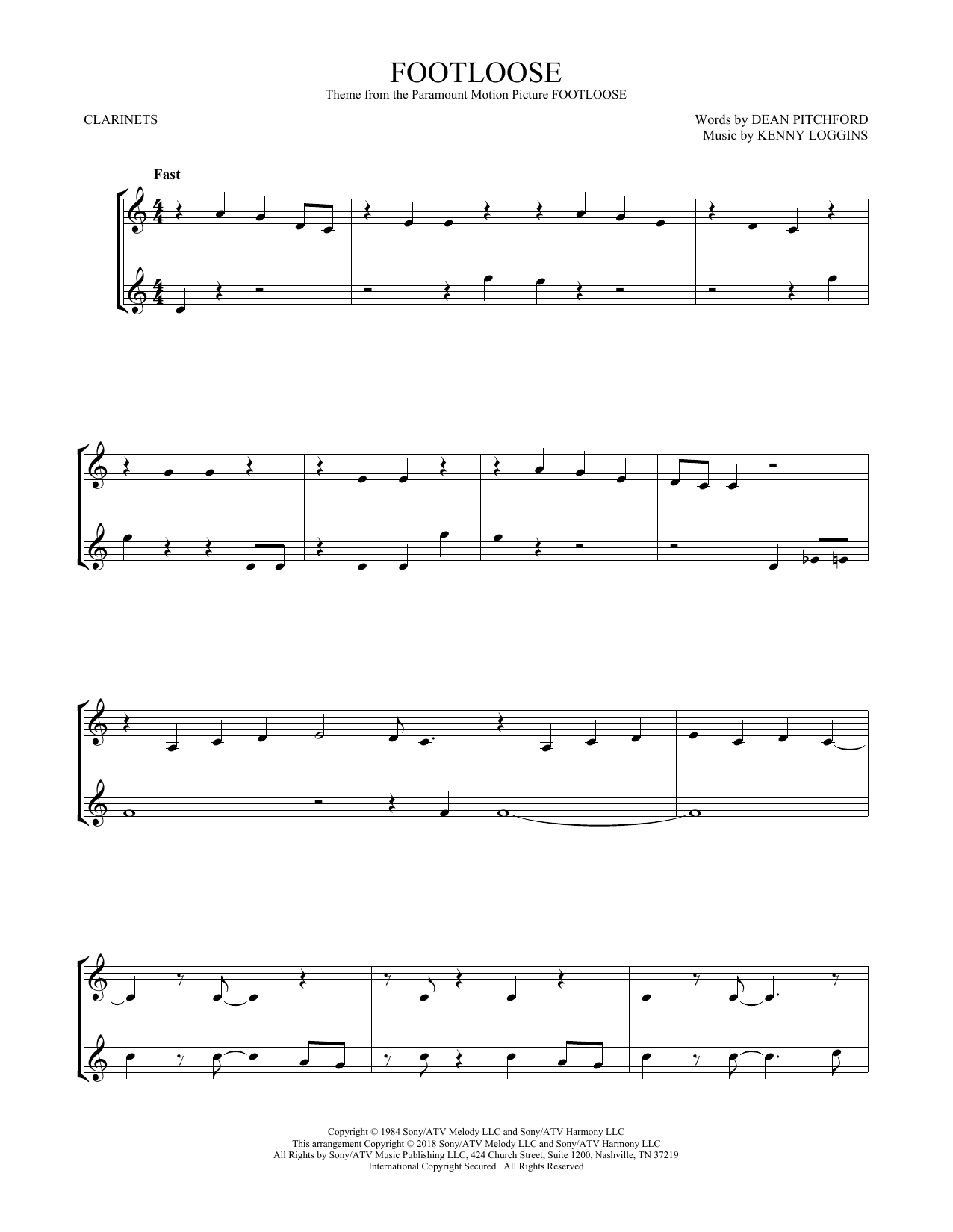 Product gallery: Page 1 of 1 Footloose, Kenny Loggins