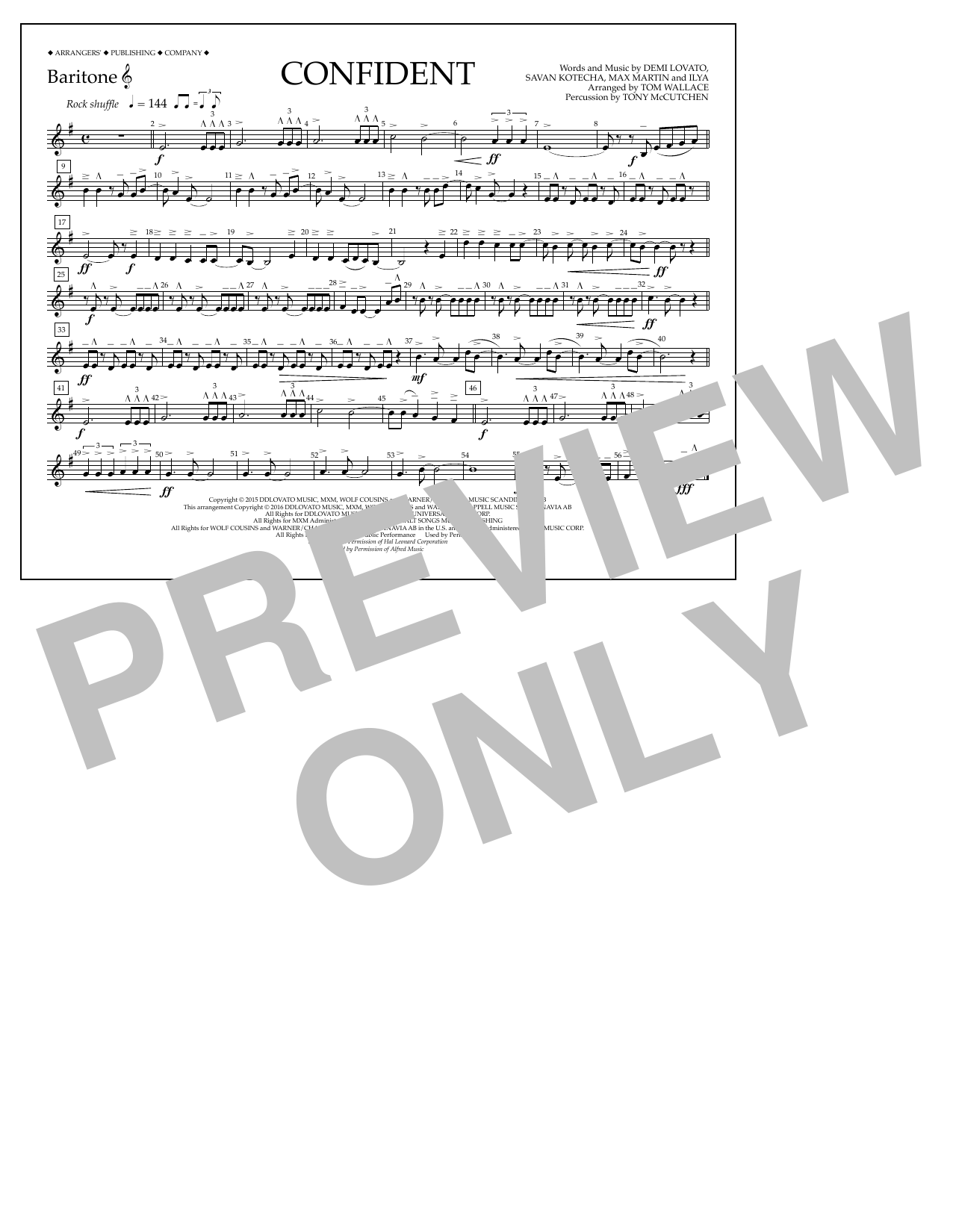 Produktbild zu: Confident - Baritone T.C.