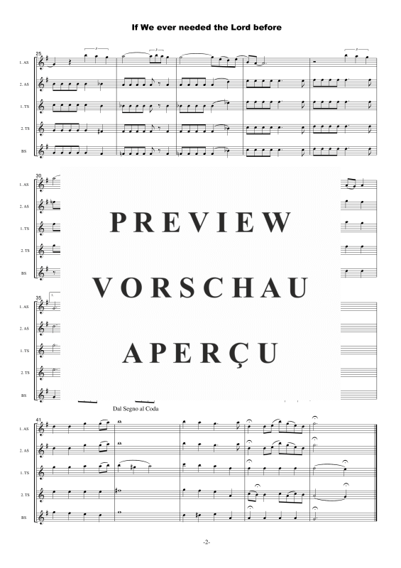 gallery: If We Ever Needed The Lord Before, , Saxophonquintett