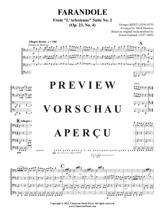 Product gallery: Page 2 of 21 Farandole (Volkstanz) , ,  (Tuba Quartet: 2x baritone, 2x tuba)