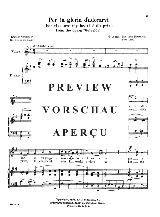 gallery: Per la gloria d´adorarvi , Parisotti, Alessandro, (Gesang hoch + Klavier)