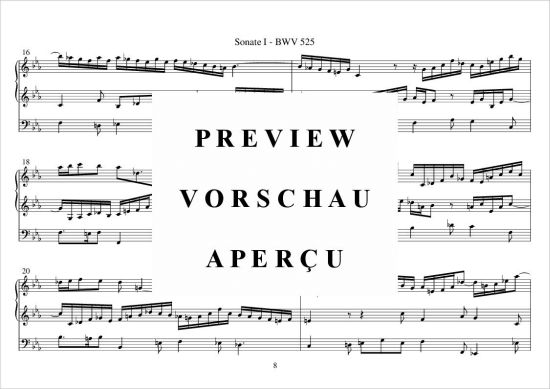 gallery: Sonata I BWV 525 , , (Orgel Solo)