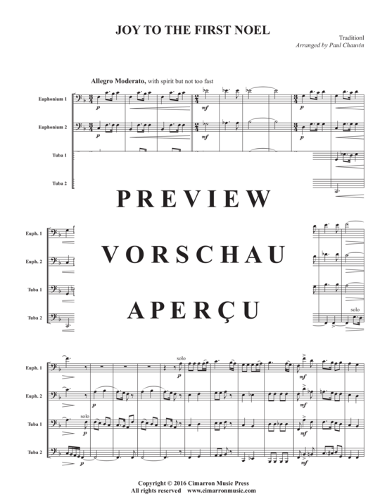 Product gallery: Page 3 of 17 Joy to the First Noel , , (Tuba Quartett EETT)