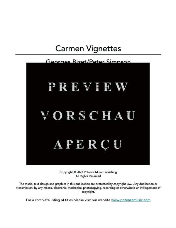 Product gallery: Page 3 of 11 Carmen Vignettes, , (Woodwind Trio)