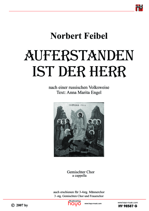 Produktbild zu: Auferstanden ist der Herr