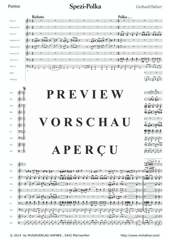 Product gallery: Page 5 of 11 Spezi-Polka, , (large wind orchestra)