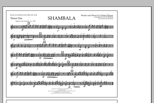 Produktbild zu:  Shambala - Tenor Sax - Jay Dawson