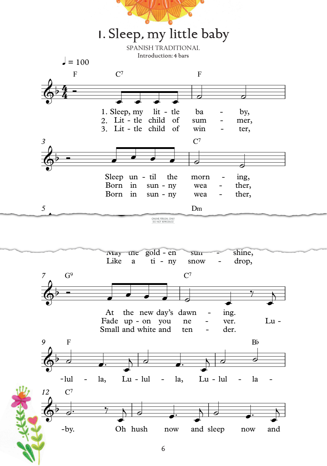 Sleep, My Little Baby sheet music by fbd-46544 notendownload