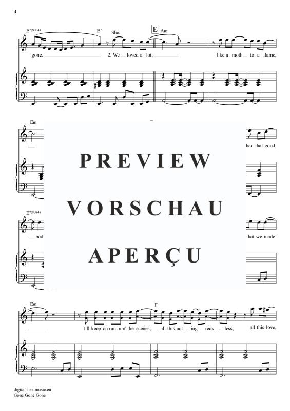 Produktgalerie: Seite 5 von 11 Gone Gone Gone, Guetta, David Swims, Teddy Tones And I, Gesang mit Klavierbegleitung