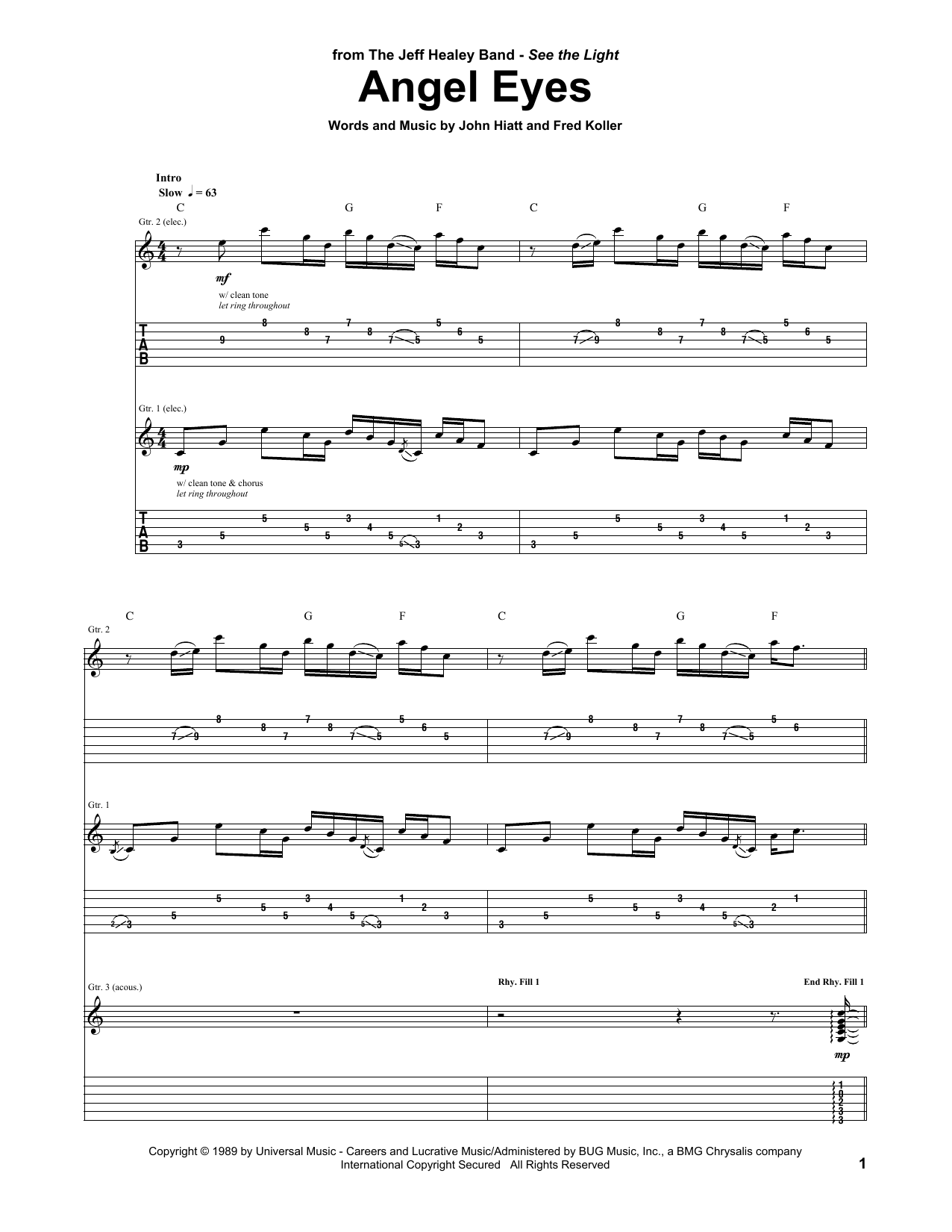 Product gallery: Page 1 of 1 Angel Eyes, Jeff Healey Band