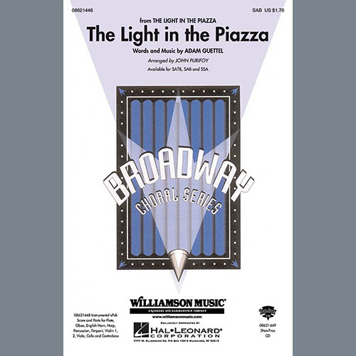 Product picture to: The Light In The Piazza (arr. John Purifoy)
