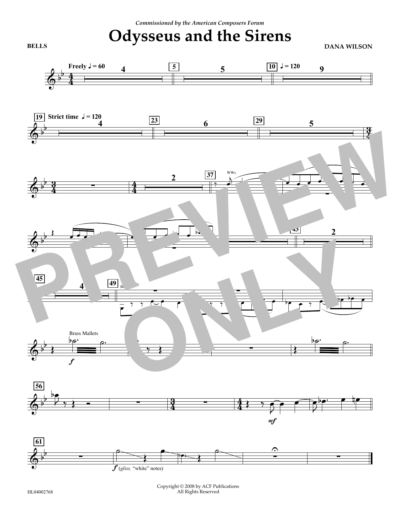Produktbild zu: Odysseus and the Sirens - Bells