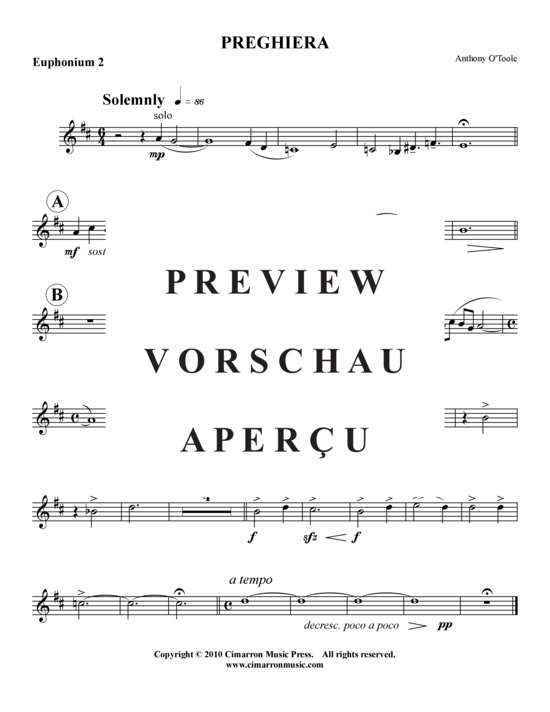 Product gallery: Page 8 of 13 Preghiera , , (Tuba-Ensemble EEETTT)