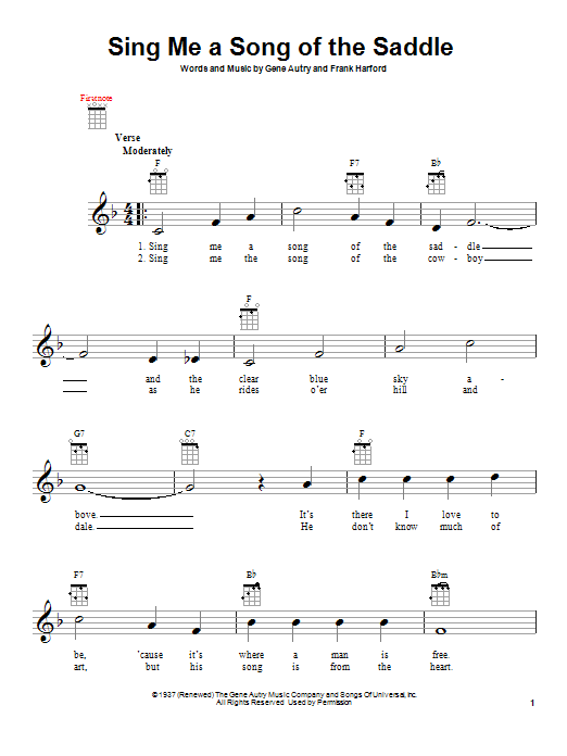 Product gallery: Page 1 of 1 Sing Me A Song Of The Saddle, Gene Autry