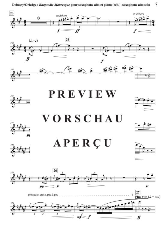 Product gallery: Page 51 of 53 Rhapsodie Mauresque , , (alto saxophone + piano)