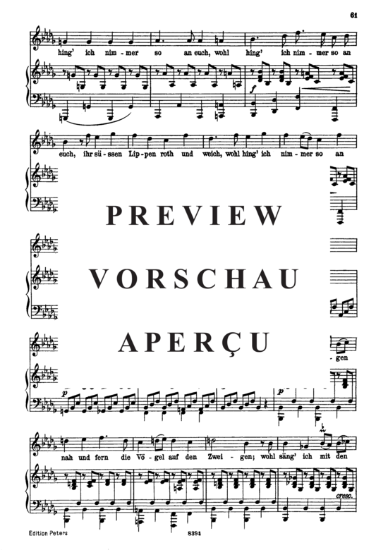 Product gallery: Page 6 of 10 Im Walde D.834, , High Voice and Piano