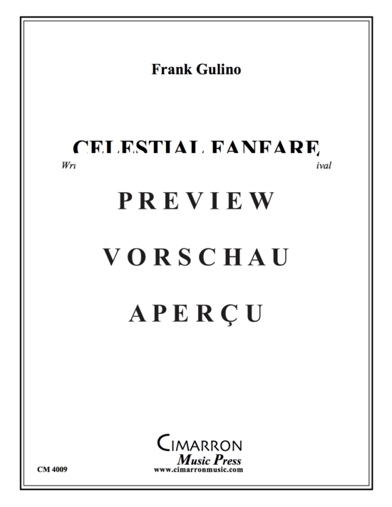 Product gallery: Page 2 of 21 Celestial Fanfare , , (Brass ensemble for 6x poaune + 2x bass trombone)