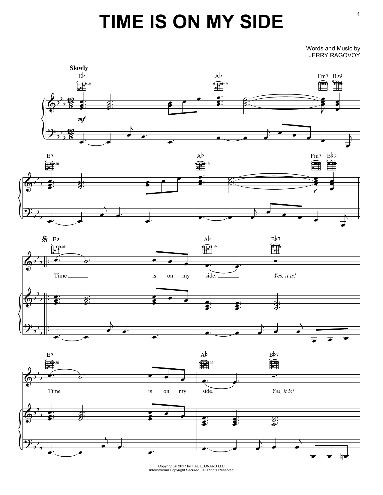 Produktgalerie: Seite 1 von 1 Time Is On My Side, The Rolling Stones, Gesang, Gitarre, Klavier