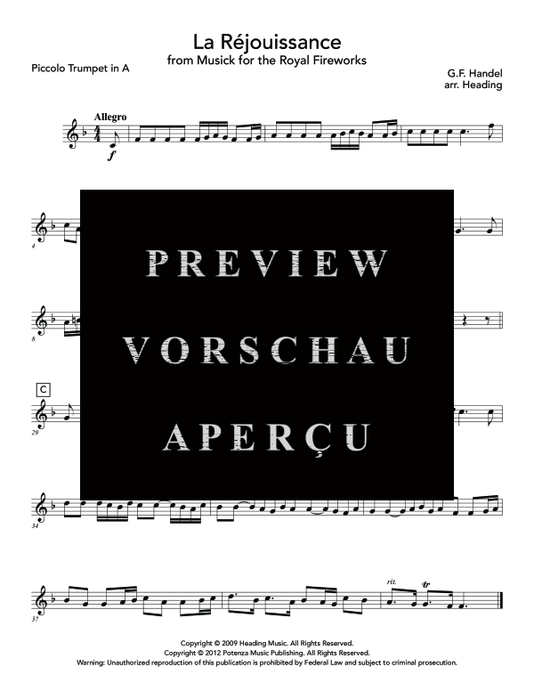 Produktgalerie: Seite 11 von 11 La Rejouissance, , (Blechbläser Quintett)