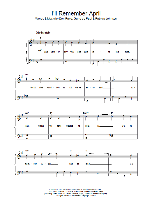Product gallery: Page 1 of 1 I'll Remember April, Charlie Parker