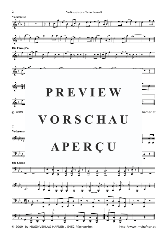 Product gallery: Page 9 of 11 Volksweisen, , (Brass Ensemble)