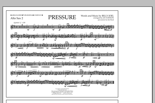 Produktbild zu:  Pressure - Alto Sax 2 - Jay Dawson
