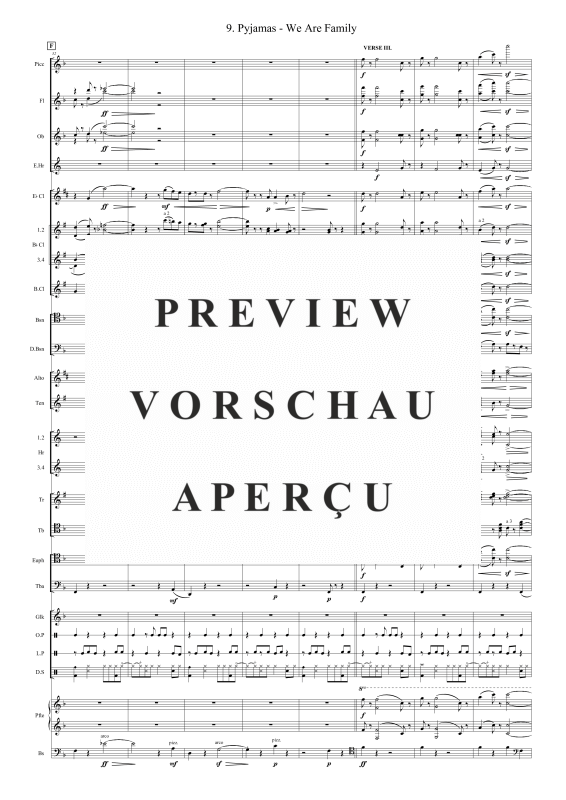Produktgalerie: Seite 9 von 11 Pyjamas - We Are Family, , Blasorchester