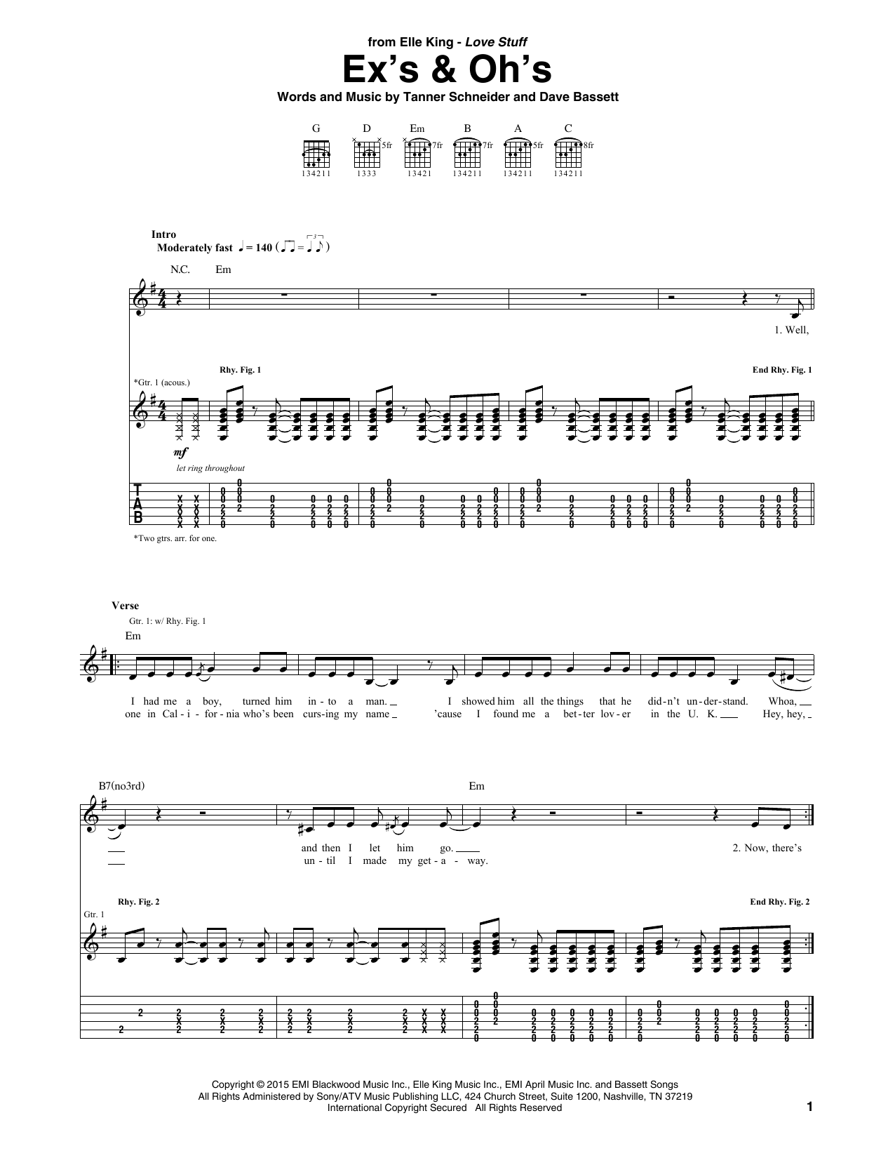 Product gallery: Page 1 of 1 Ex's & Oh's, Elle King