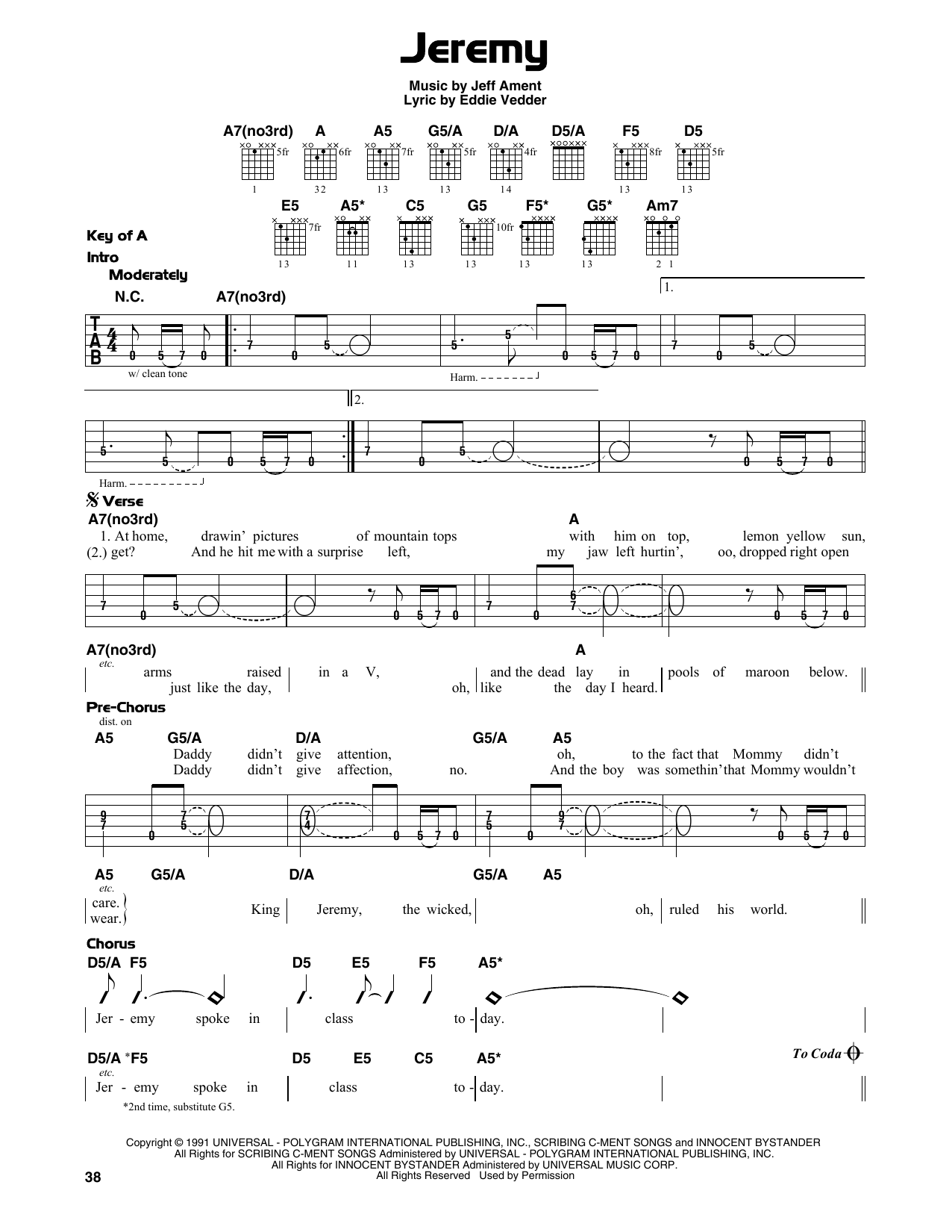 Produktgalerie: Seite 1 von 1 Jeremy, Pearl Jam