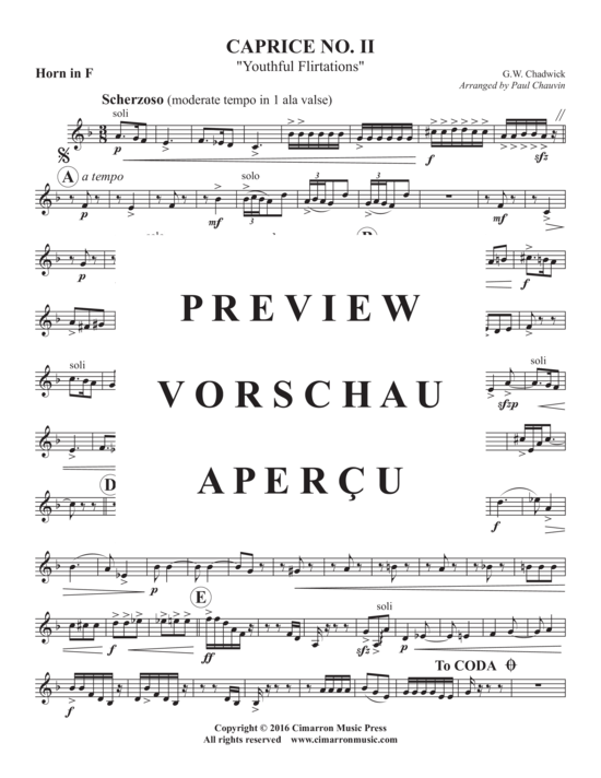 gallery: Caprice No. II , , (Blechbläserquintett)