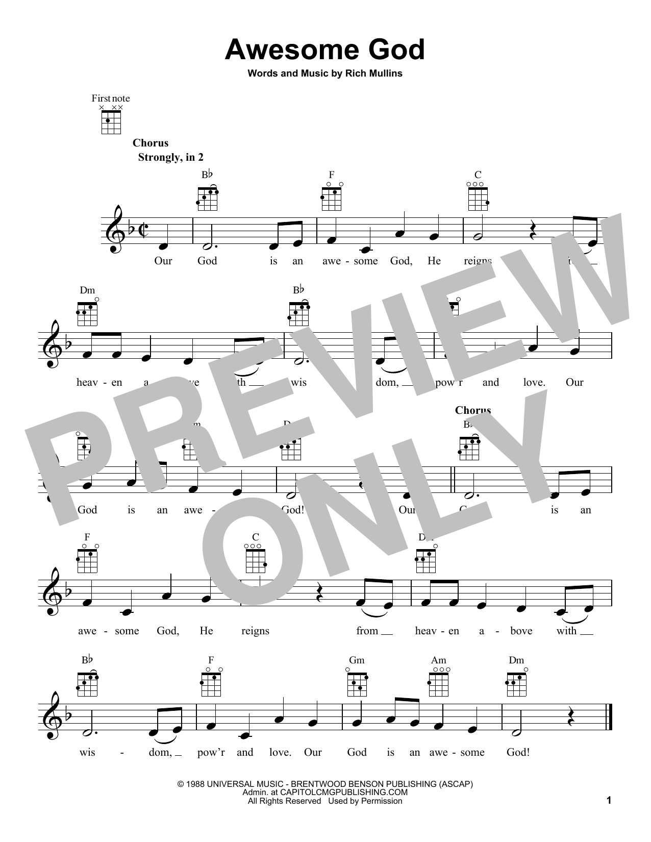 Product gallery: Page 1 of 1 Awesome God, Rich Mullins