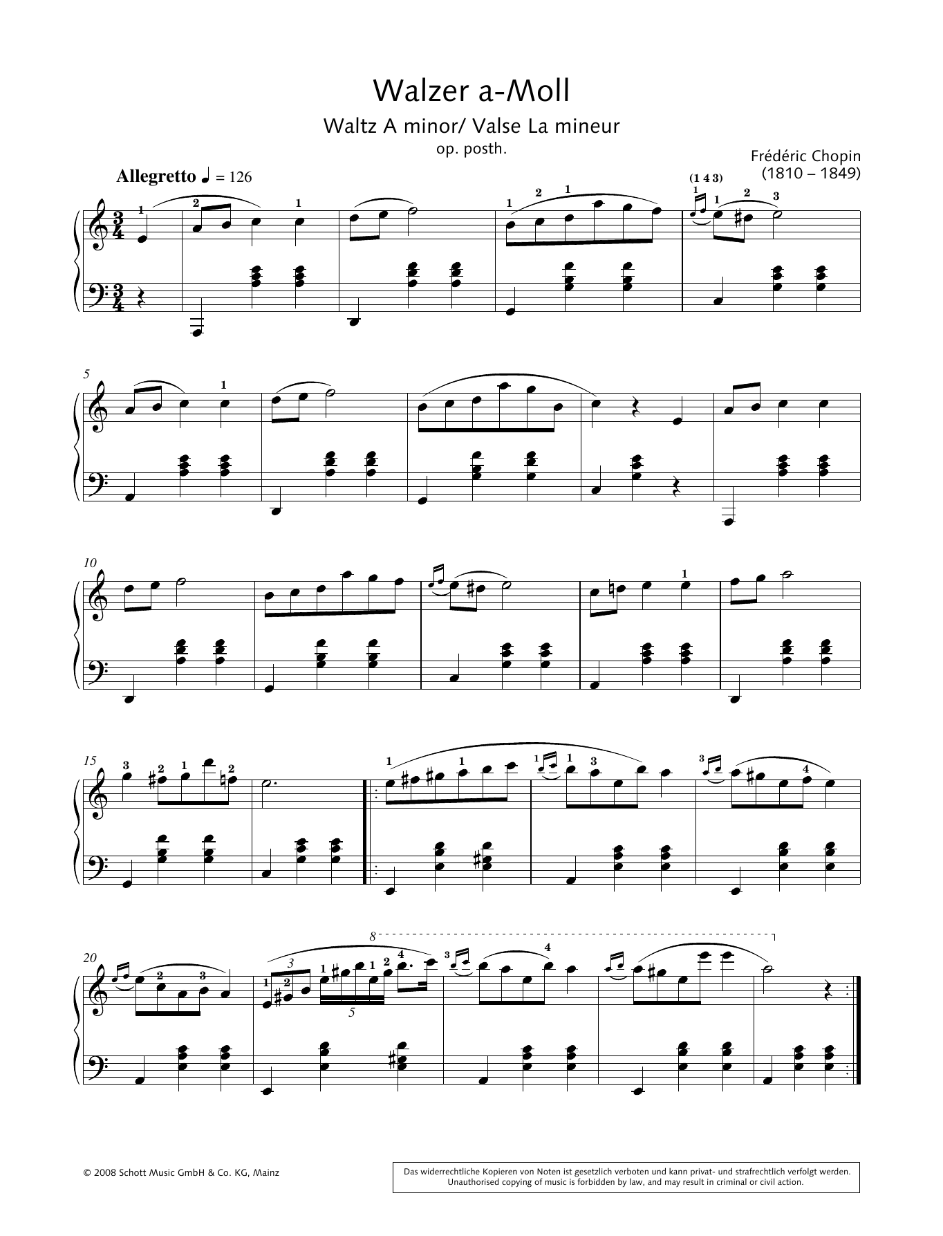 Product gallery: Page 1 of 1 Waltz in A minor, Hans-Gunter Heumann
