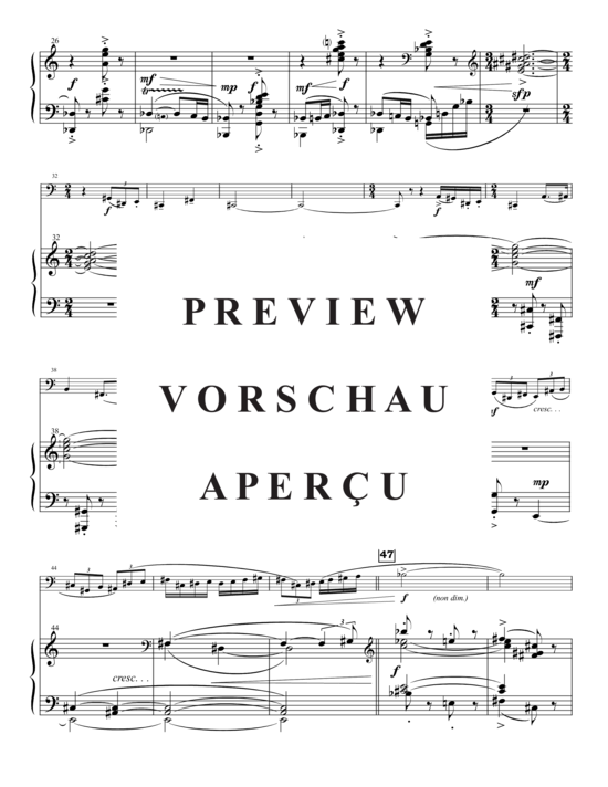 Produktgalerie: Seite 4 von 21 Concerto for Tuba and Chamber Orchestra , , (Tuba Solo + Klavier)