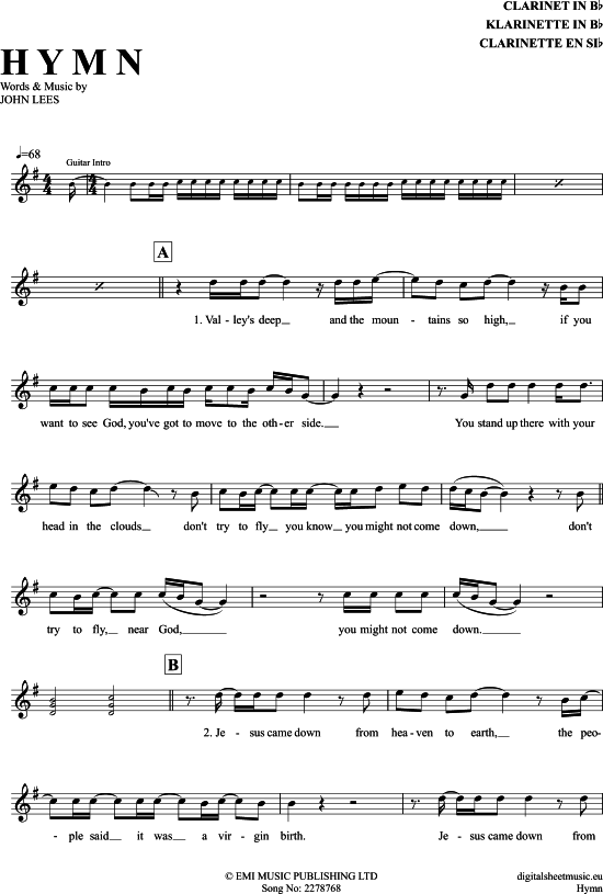 Product picture to: Hymn Barclay James Harvest