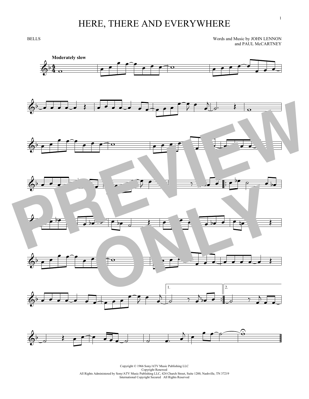 Product picture to:  Here, There And Everywhere - The Beatles