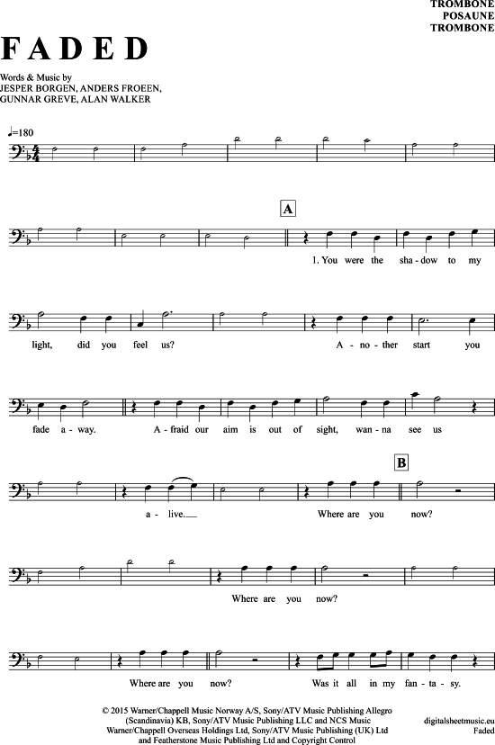 Product picture to: Faded Alan Walker