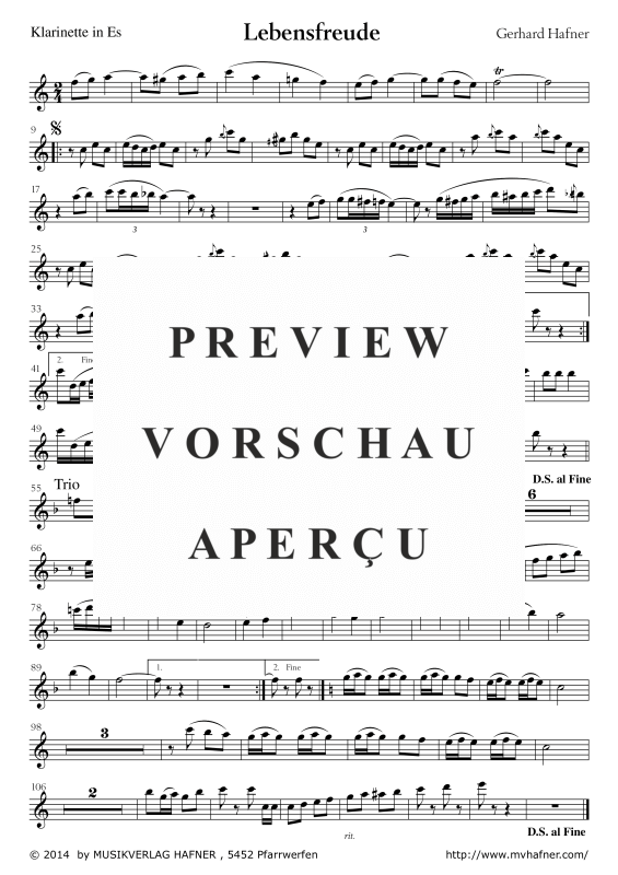 Product gallery: Page 11 of 11 Lebensfreude, , (large wind orchestra)