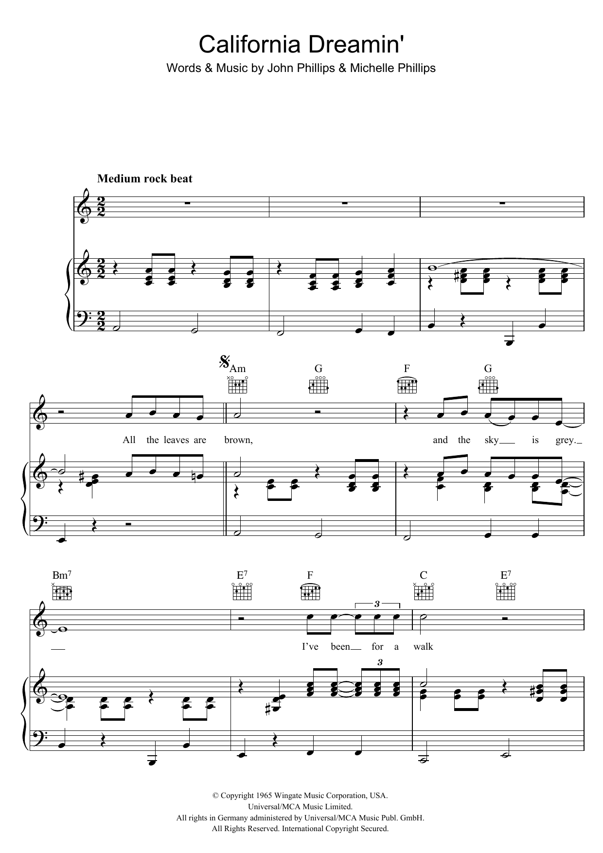 Produktbild zu: California Dreamin'